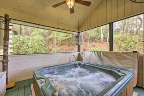 Ellijay Cabin with Porch and Private Hot Tub!